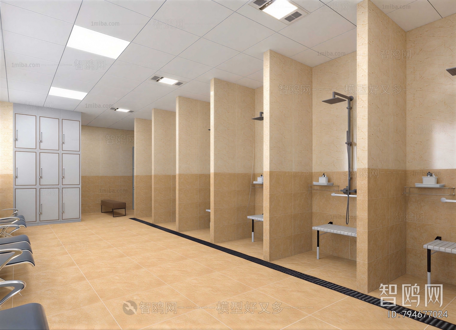 Modern Public Toilet