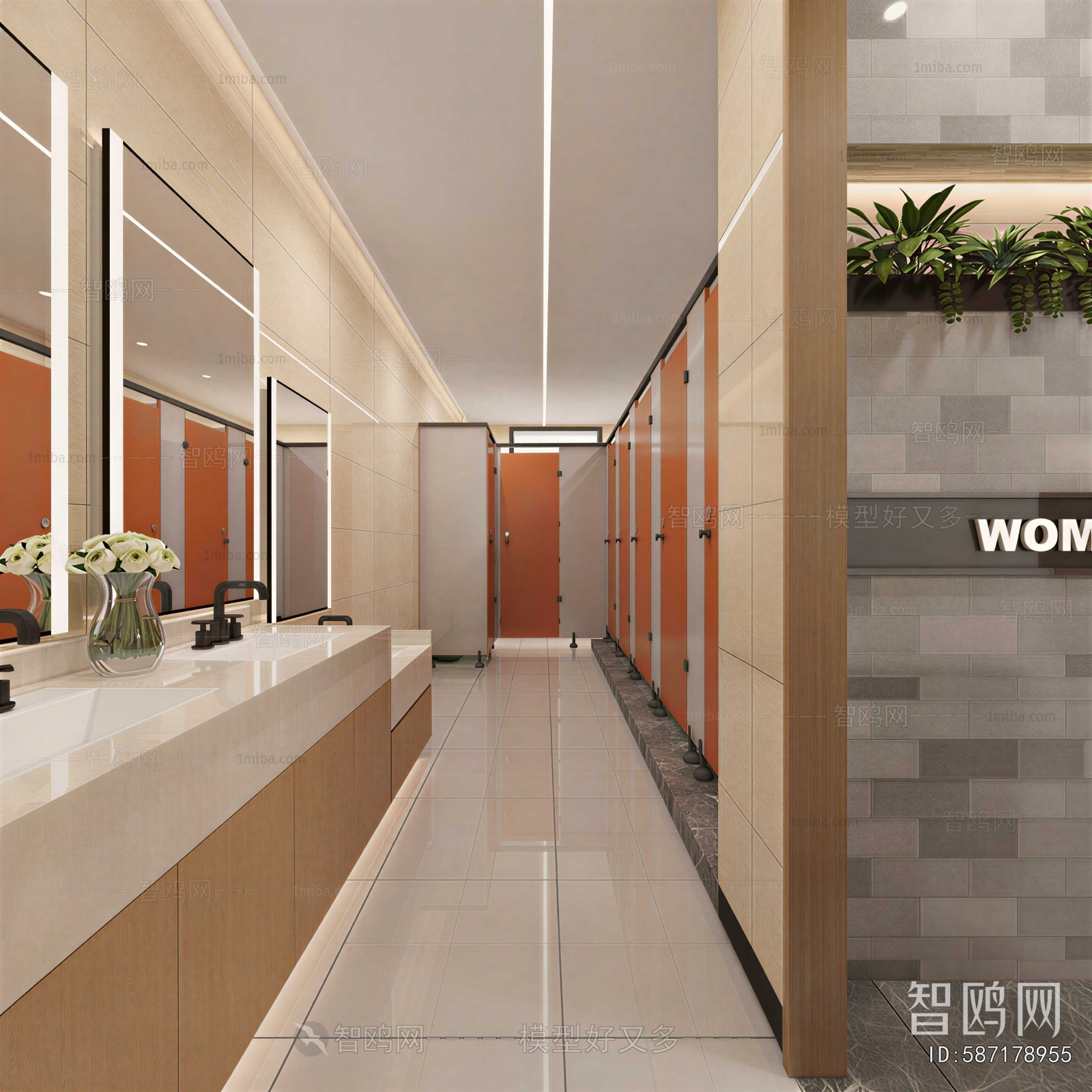 Modern Public Toilet