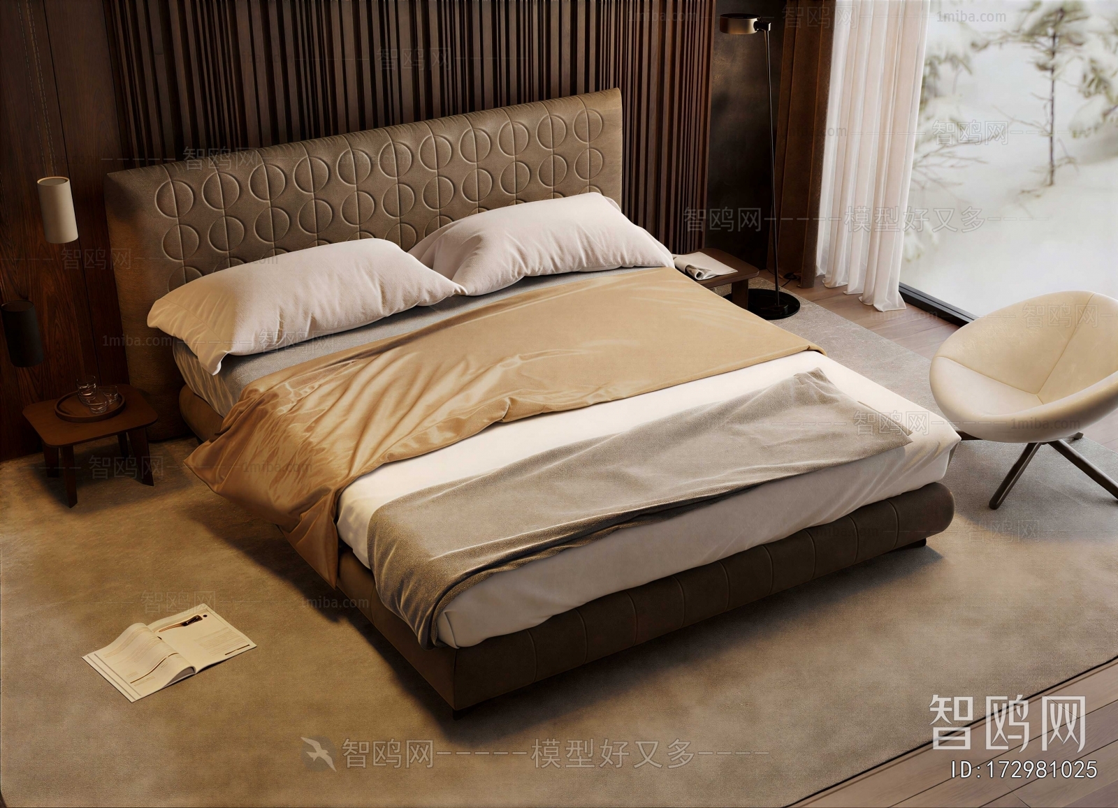 Modern Double Bed