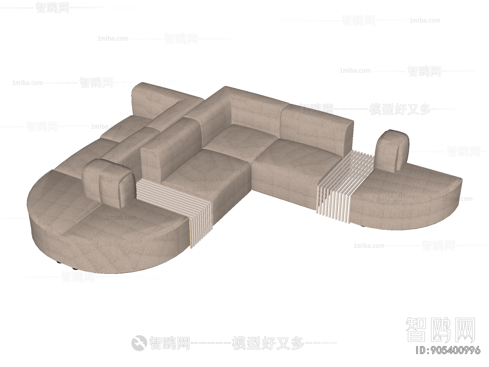 Modern Multi Person Sofa