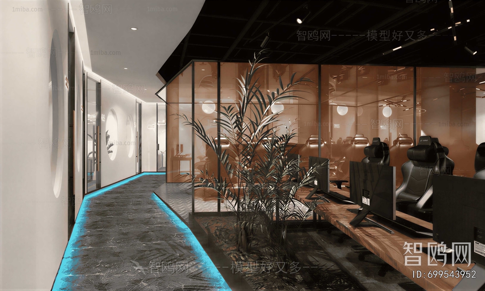 Modern Internet Cafe