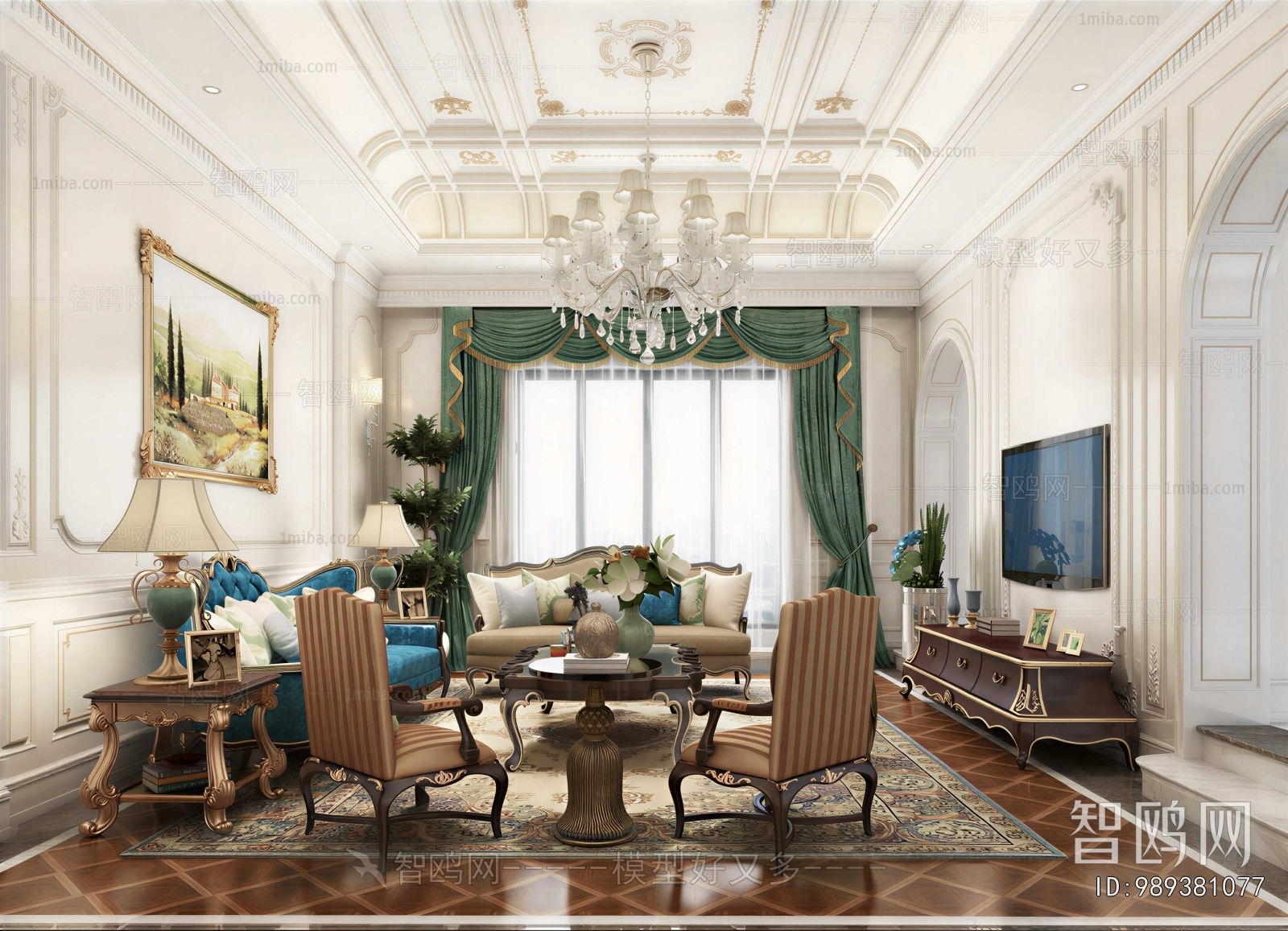 European Style A Living Room