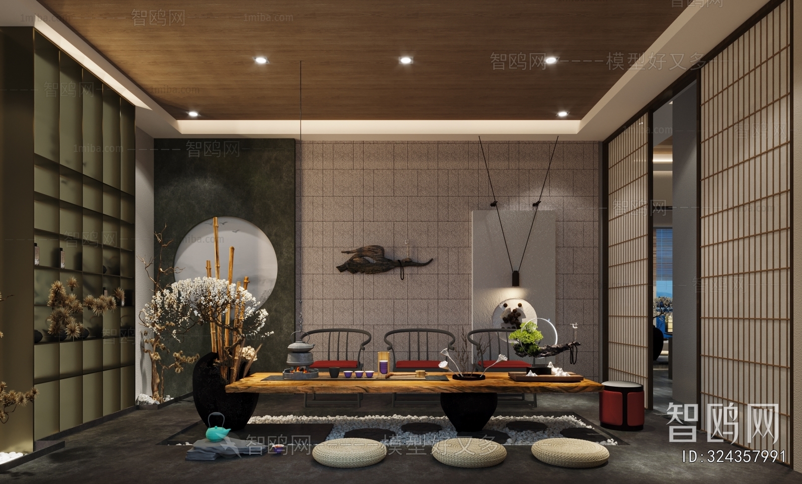 New Chinese Style Teahouse Tea House