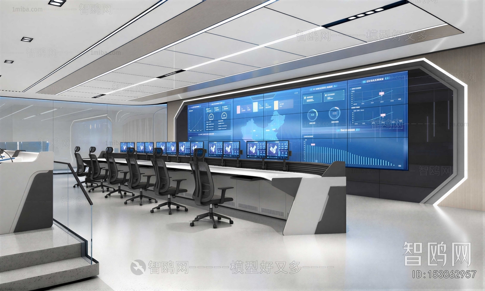 Modern Monitor Room