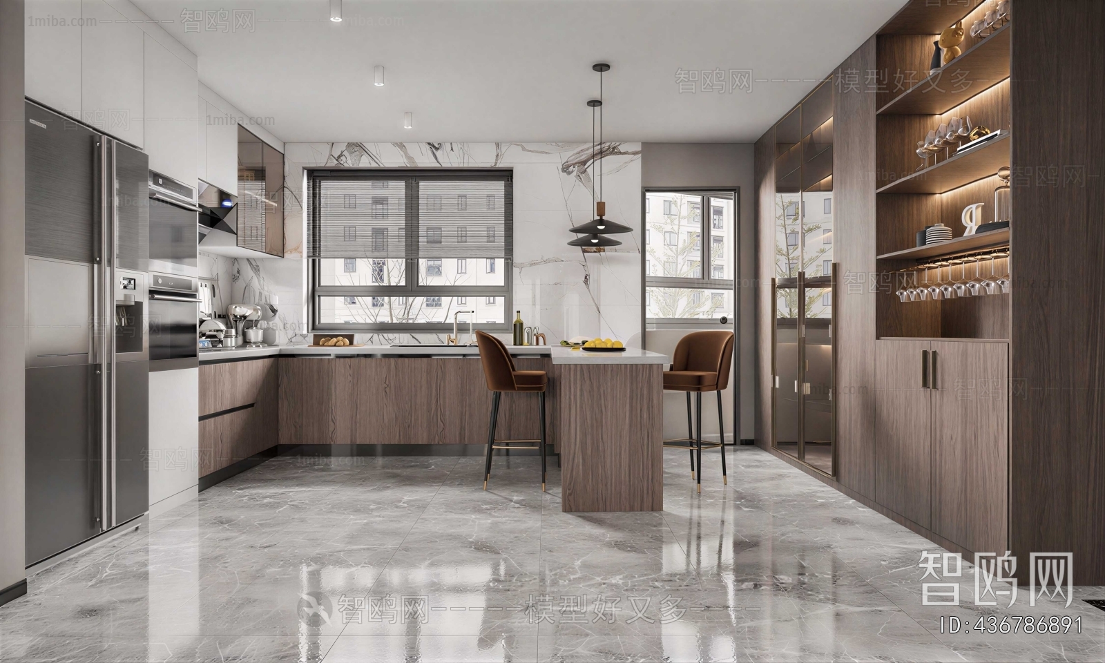 Modern Open Kitchen