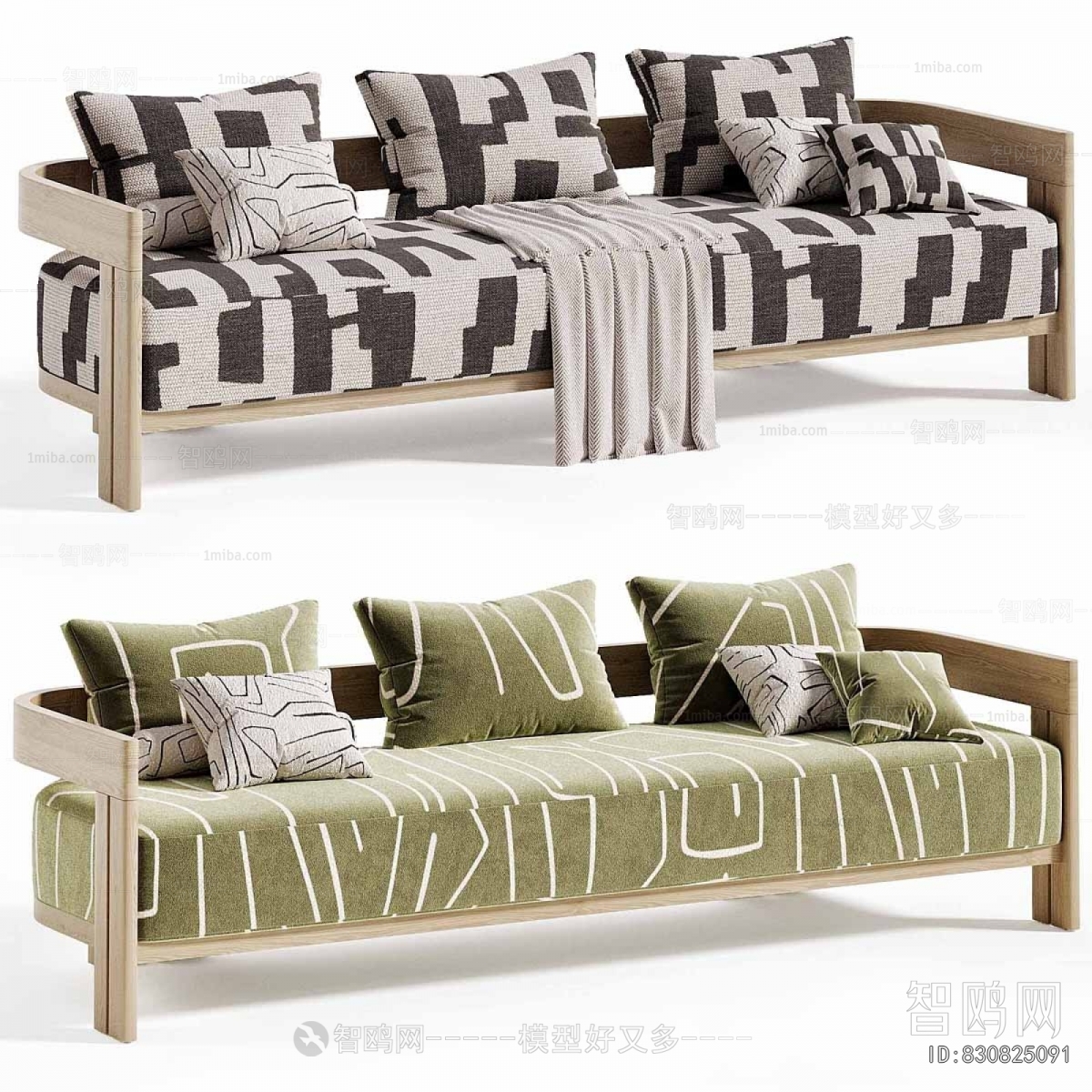 Modern Three-seat Sofa