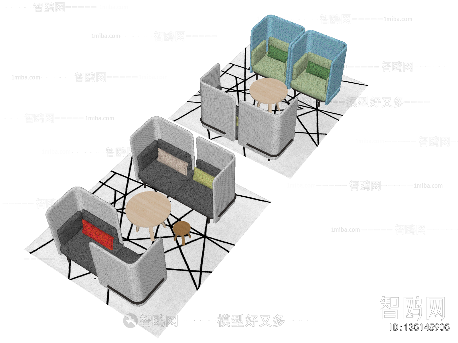 Modern Card Seat Sofa