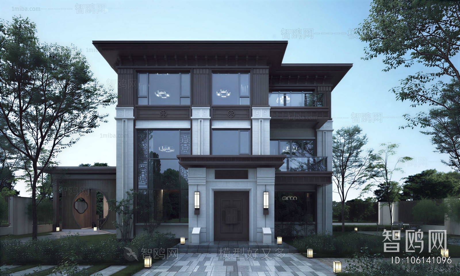 New Chinese Style Detached Villa