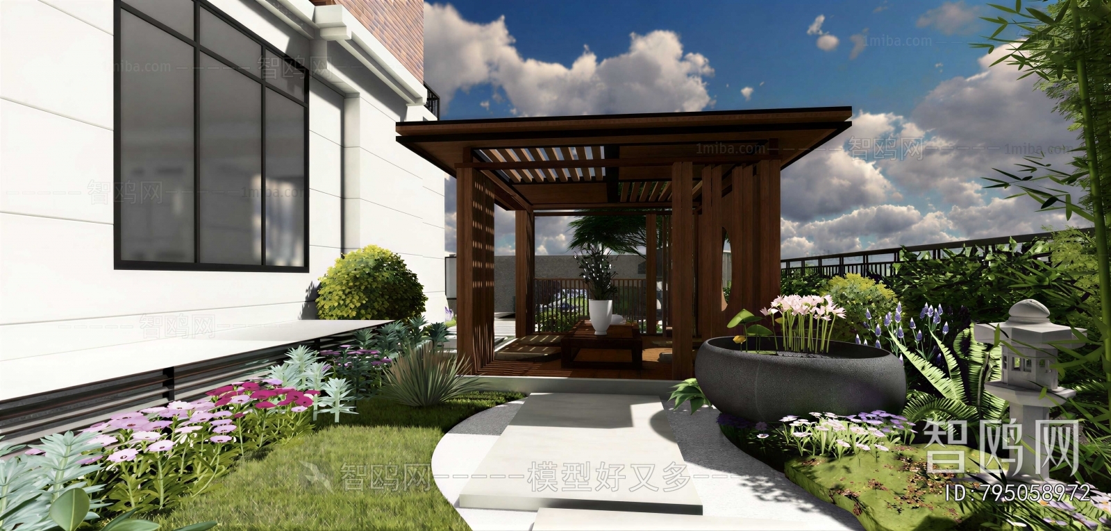 New Chinese Style Courtyard/landscape