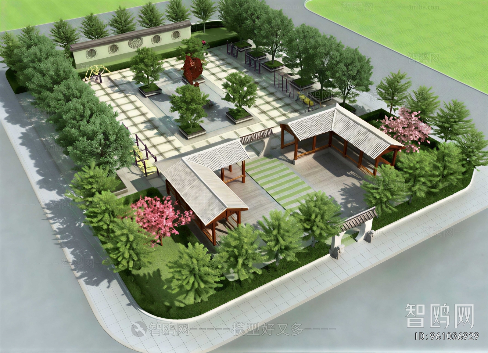 Modern Courtyard/landscape
