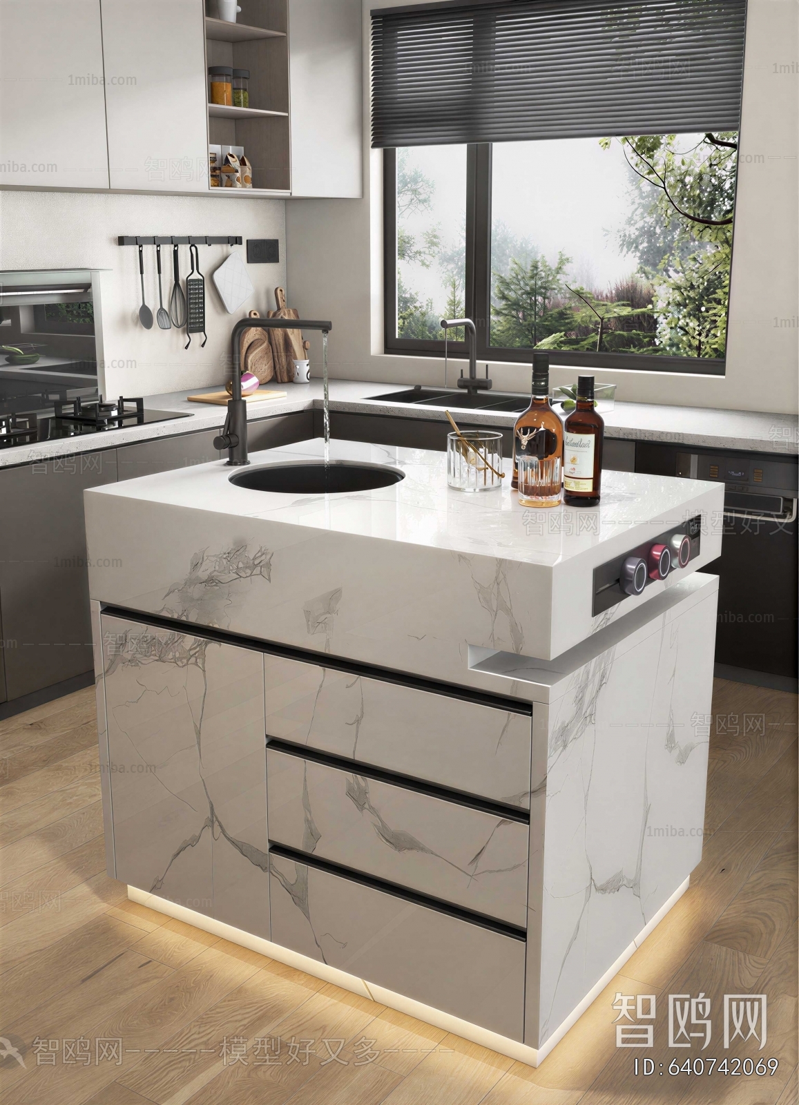 Modern Open Kitchen