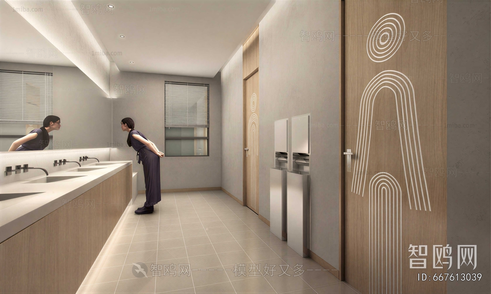 Modern Public Toilet