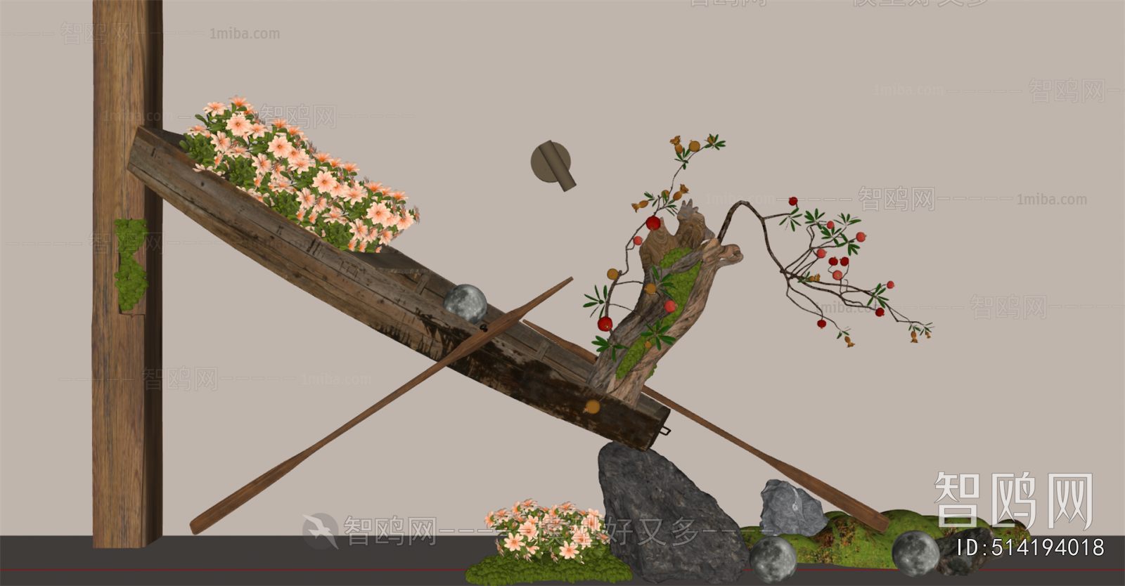 New Chinese Style Plant Landscaping