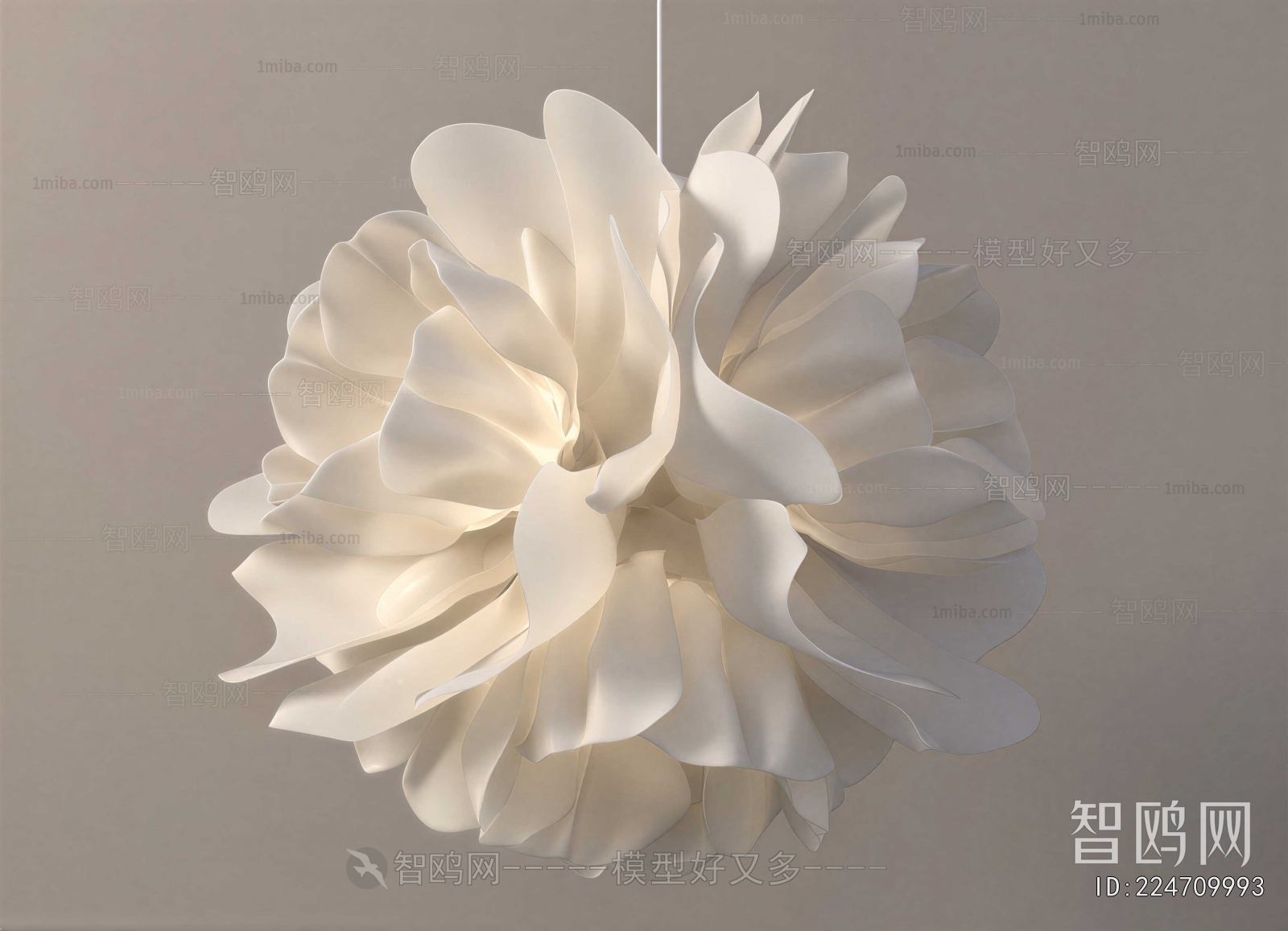 Modern Plaster Carved Top Plate