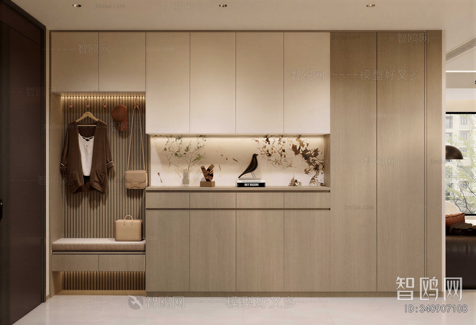 Modern Shoe Cabinet