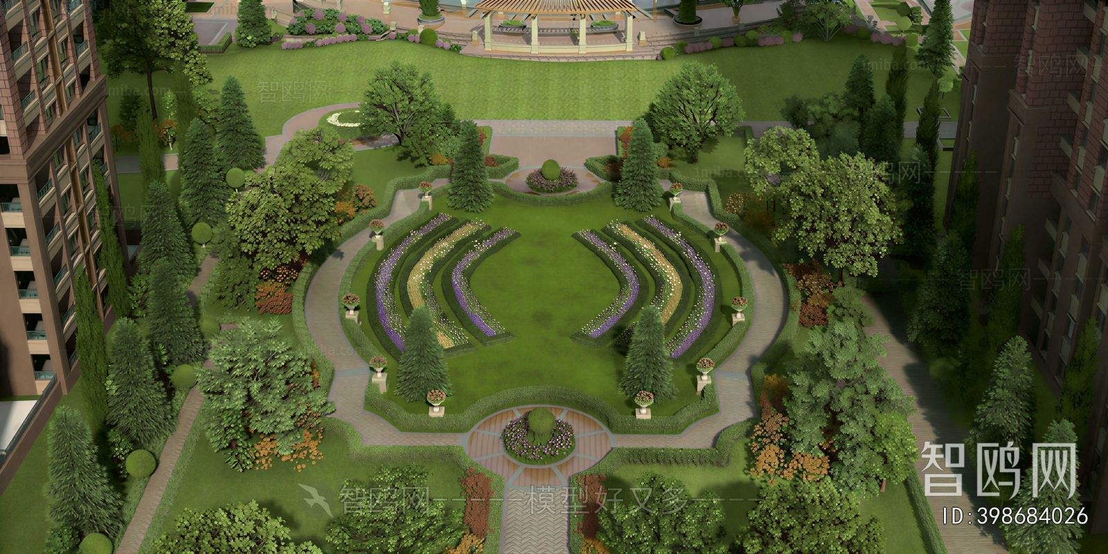 Modern Park Landscape