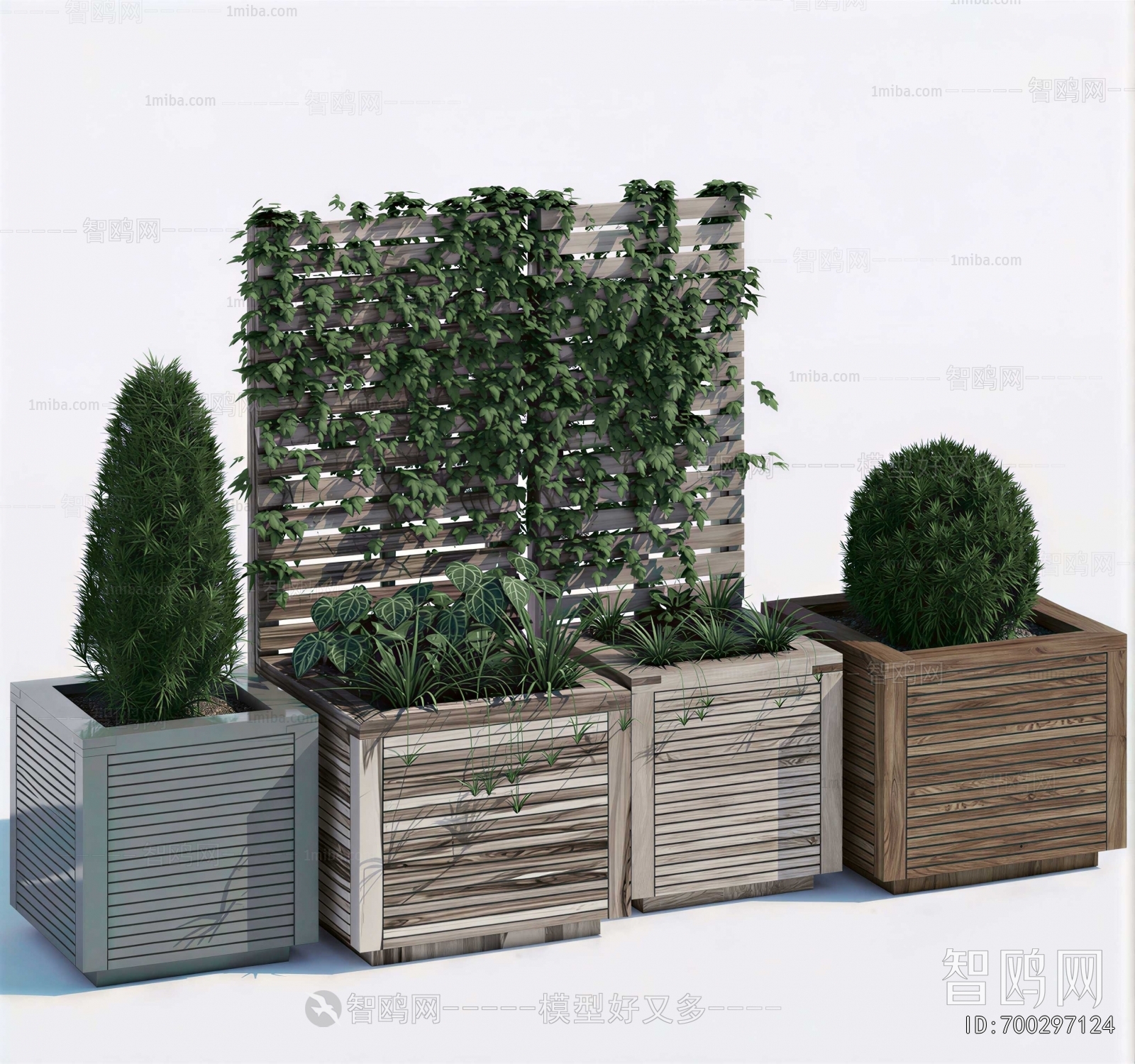 Modern Flower Bed, Flower Bowl, Flower Box
