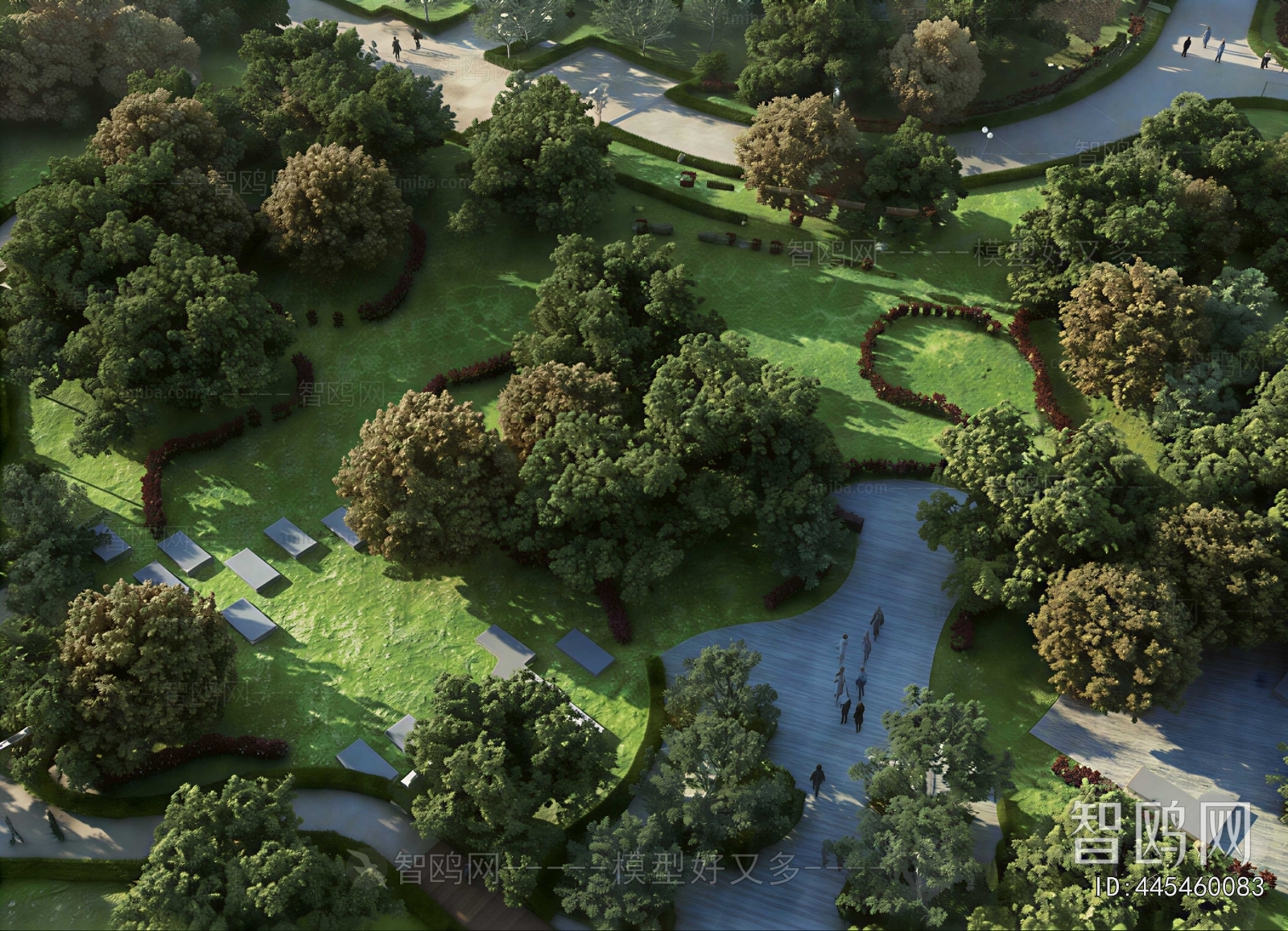 Modern Park Landscape