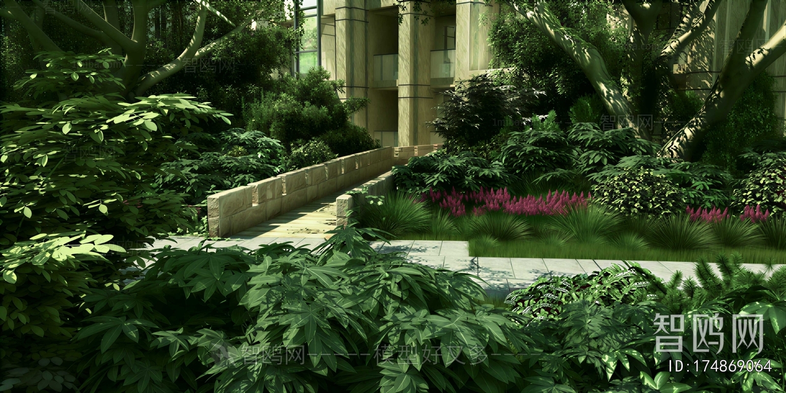 Modern Park Landscape