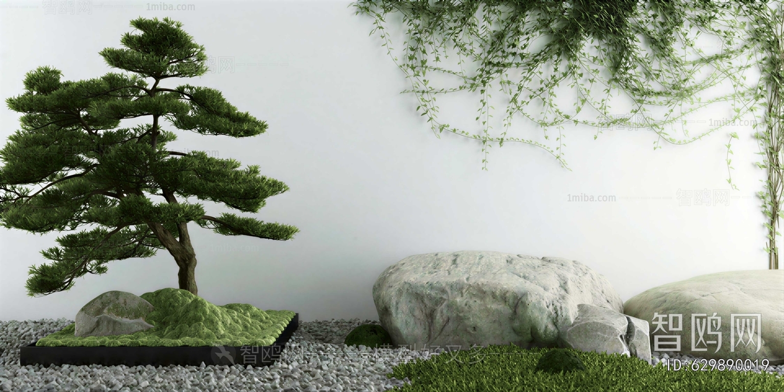 New Chinese Style Rockery Waterscape