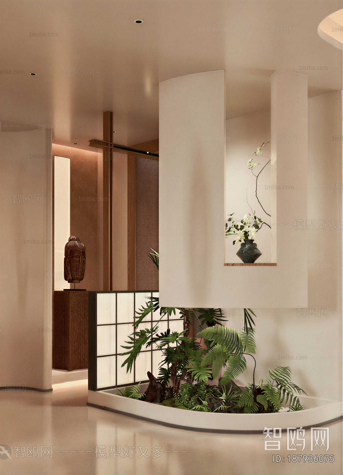 New Chinese Style Hallway