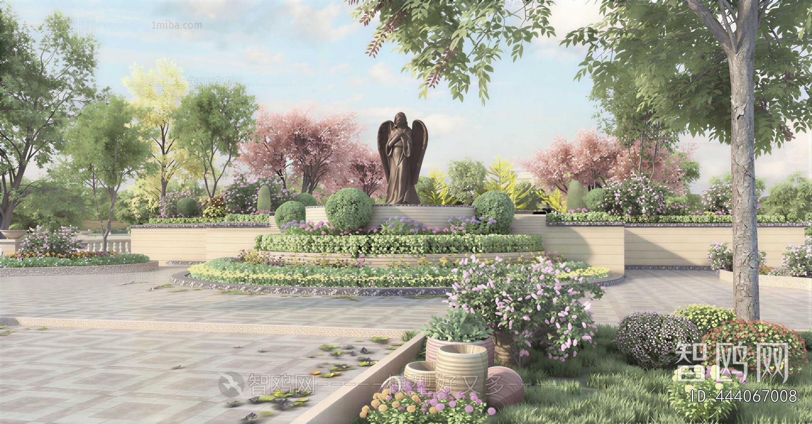 Modern Park Landscape