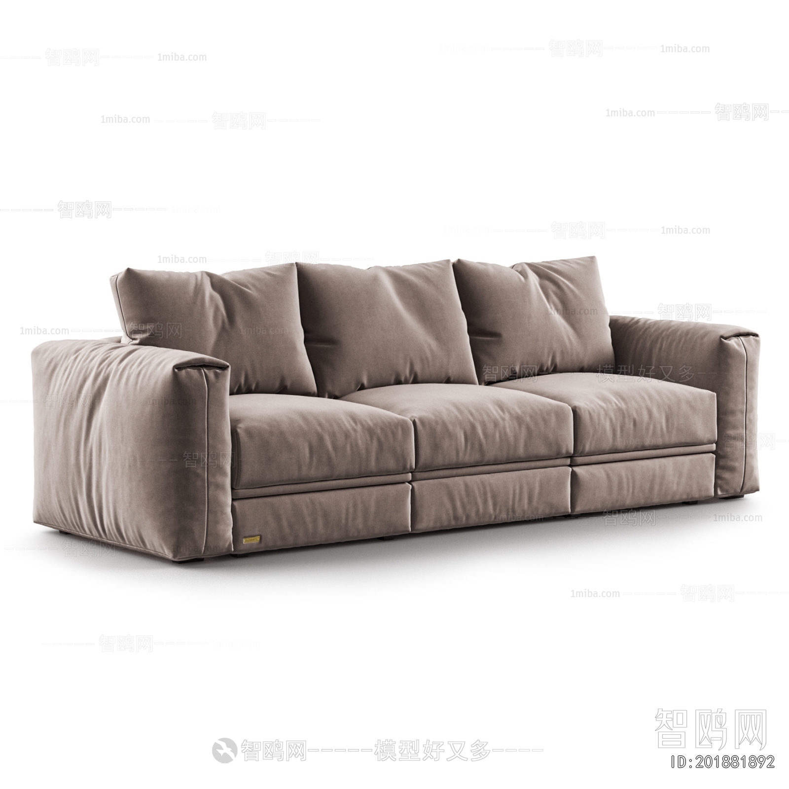 Modern Three-seat Sofa
