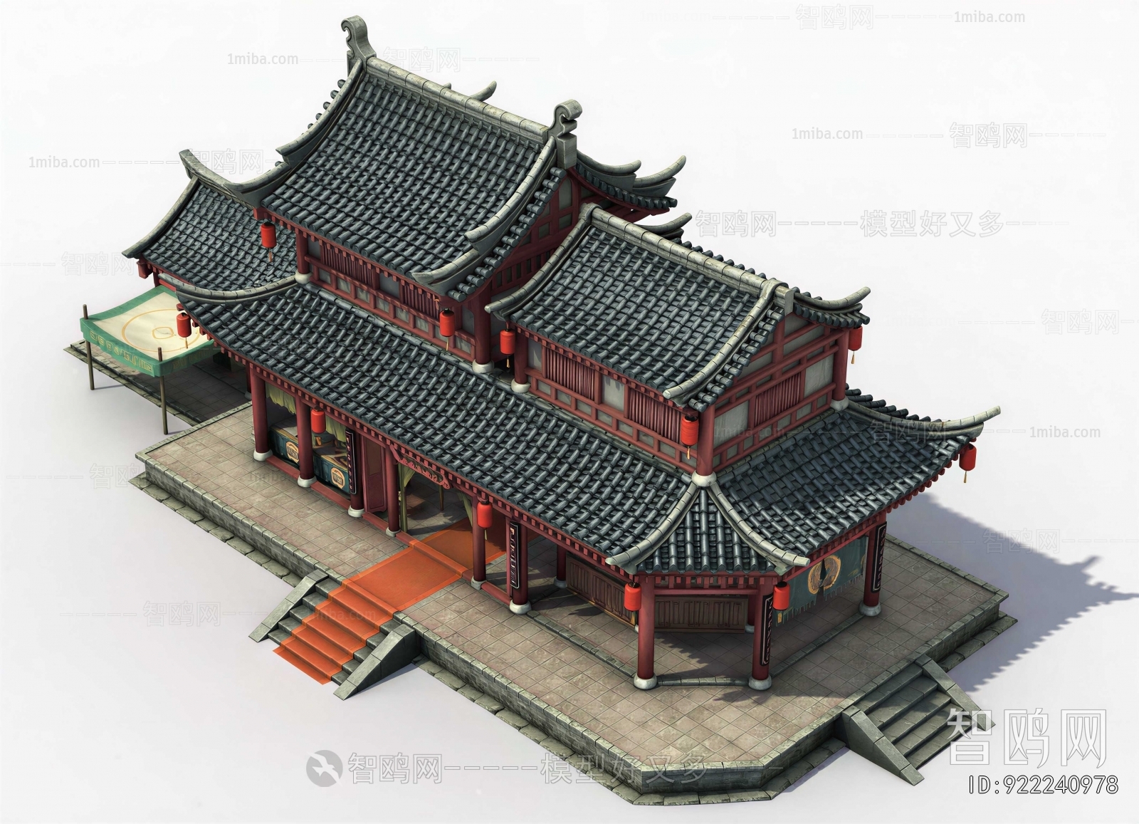 Chinese Style Ancient Architectural Buildings