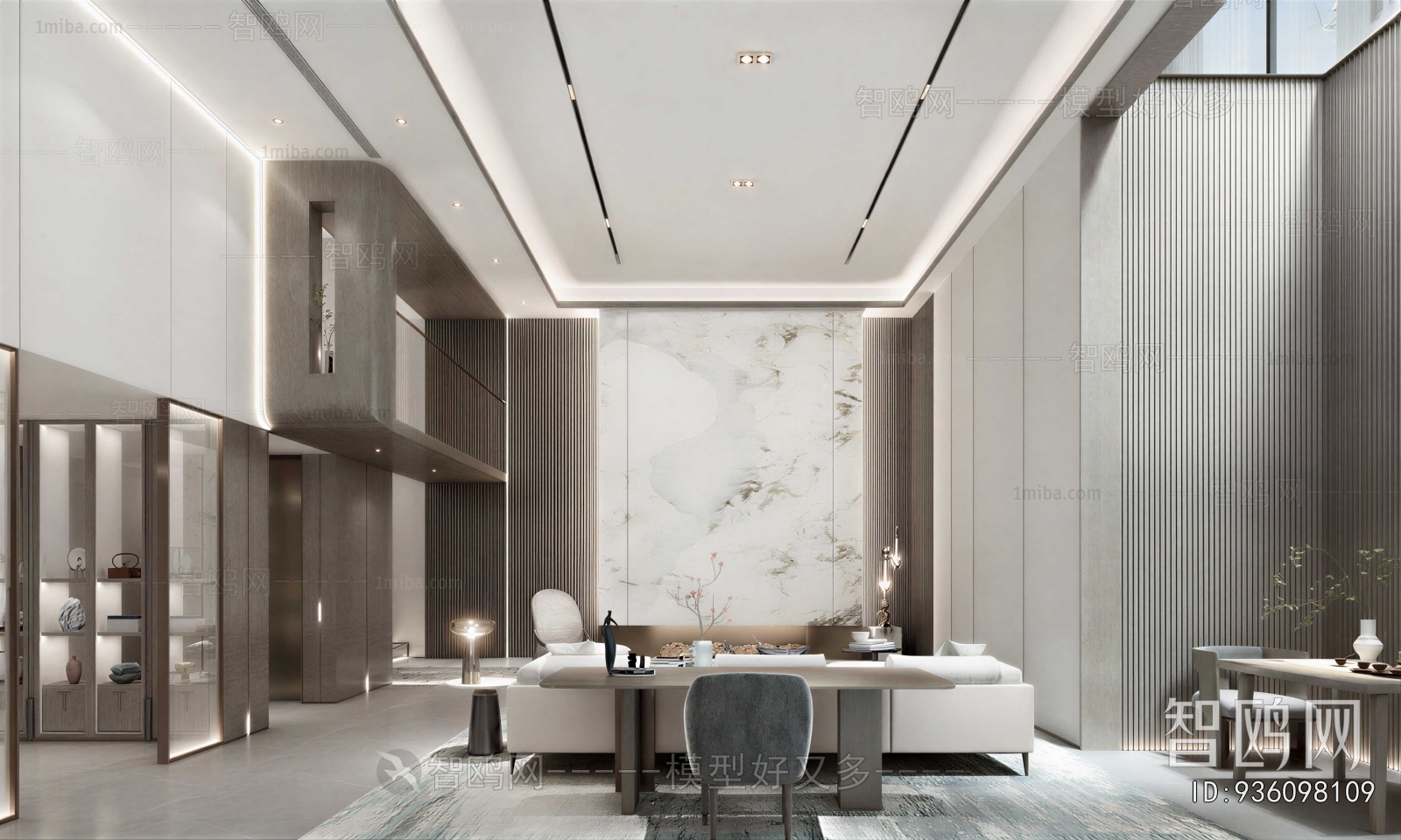 New Chinese Style A Living Room