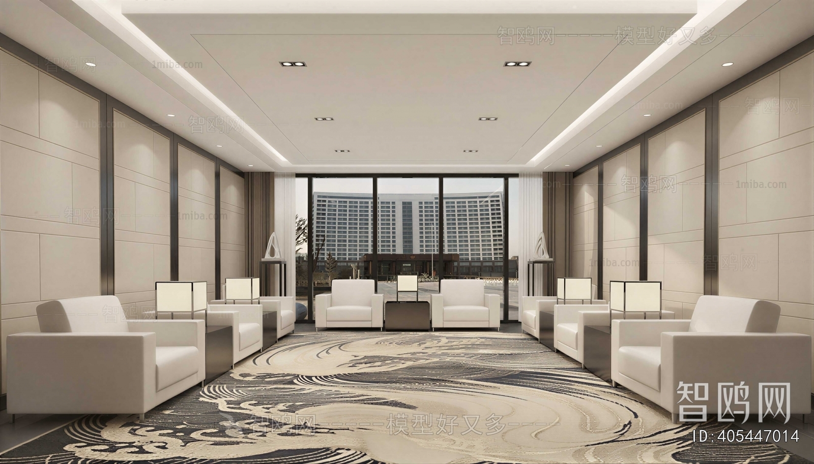 New Chinese Style Reception Room