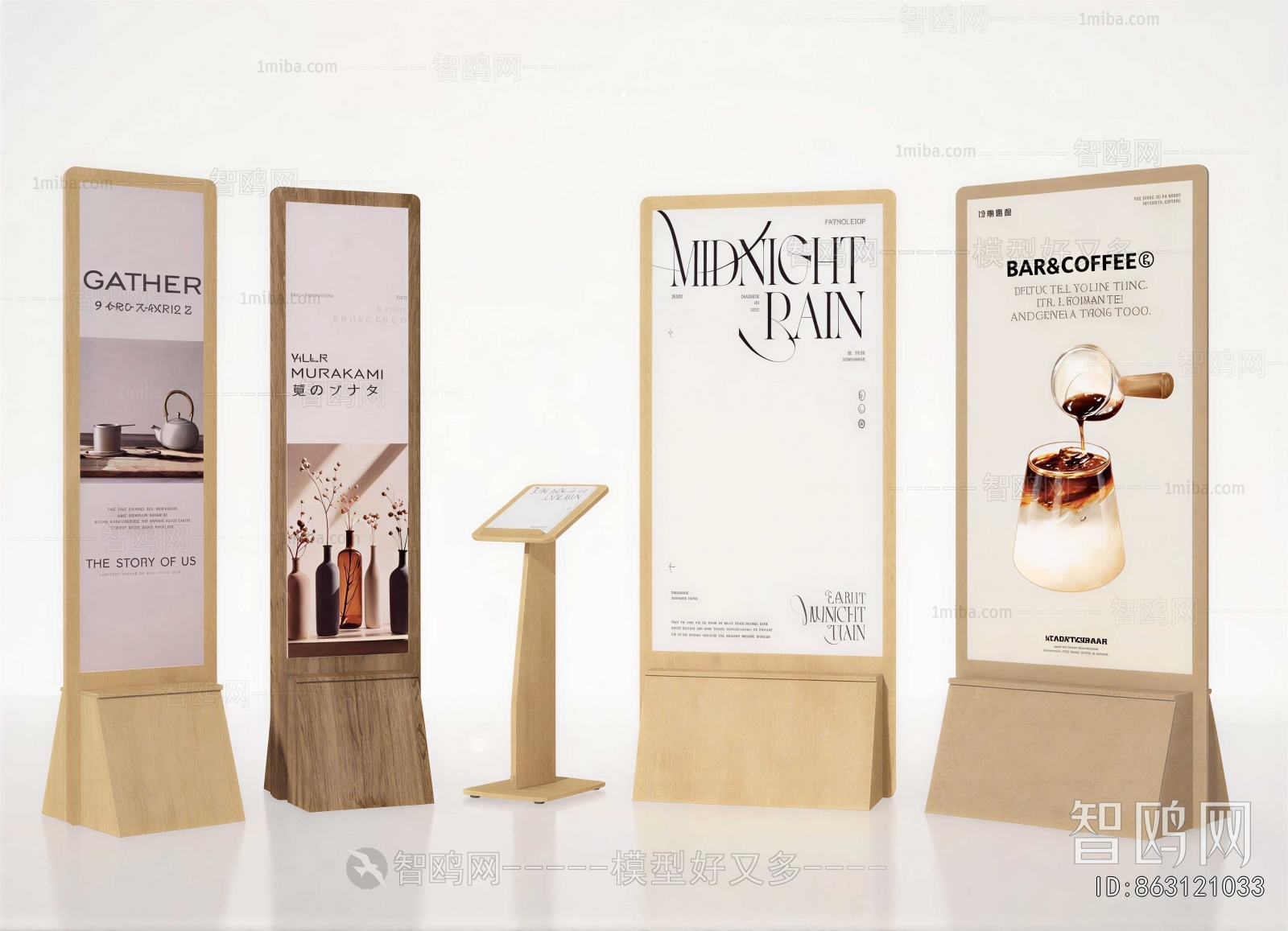 Modern Guide Board/bulletin Board