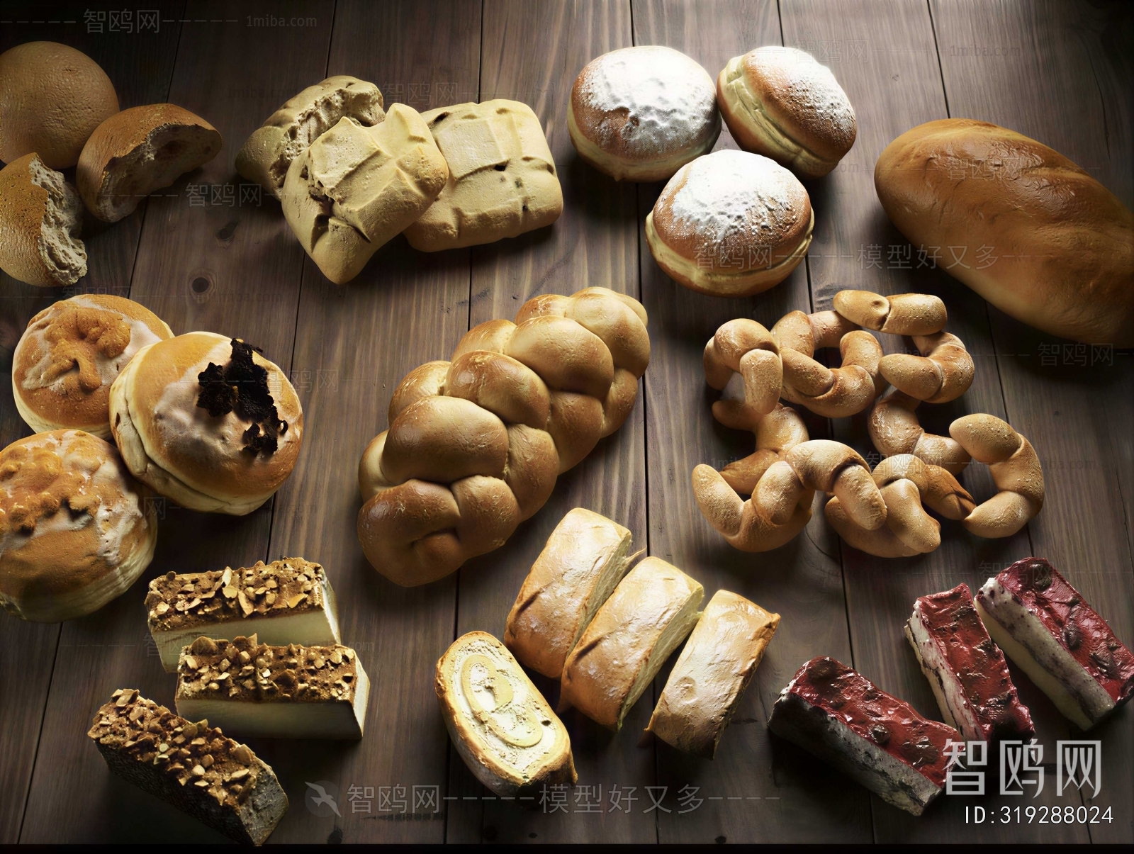 Modern Bread Cake