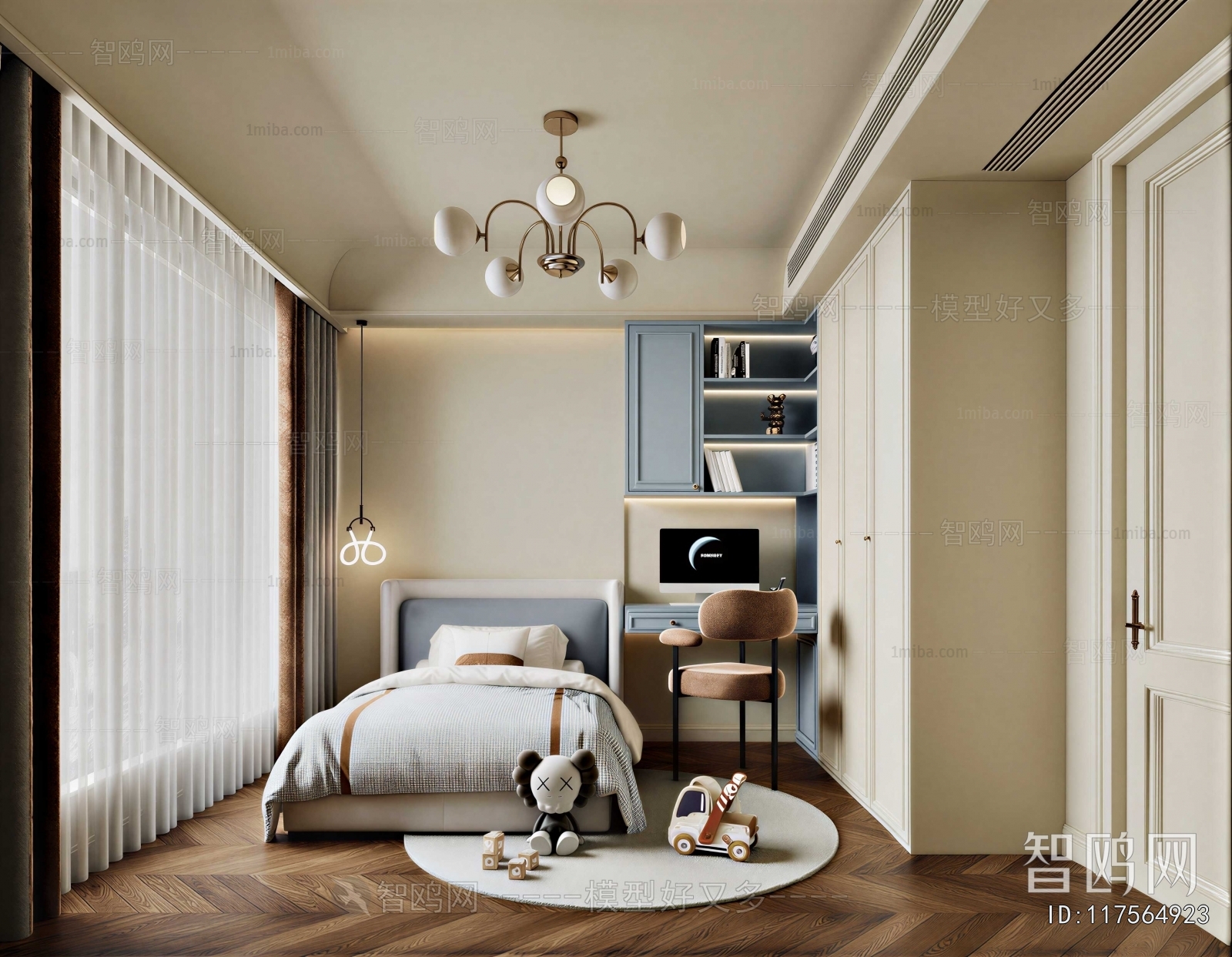 Modern Boy's Room And Son's Room