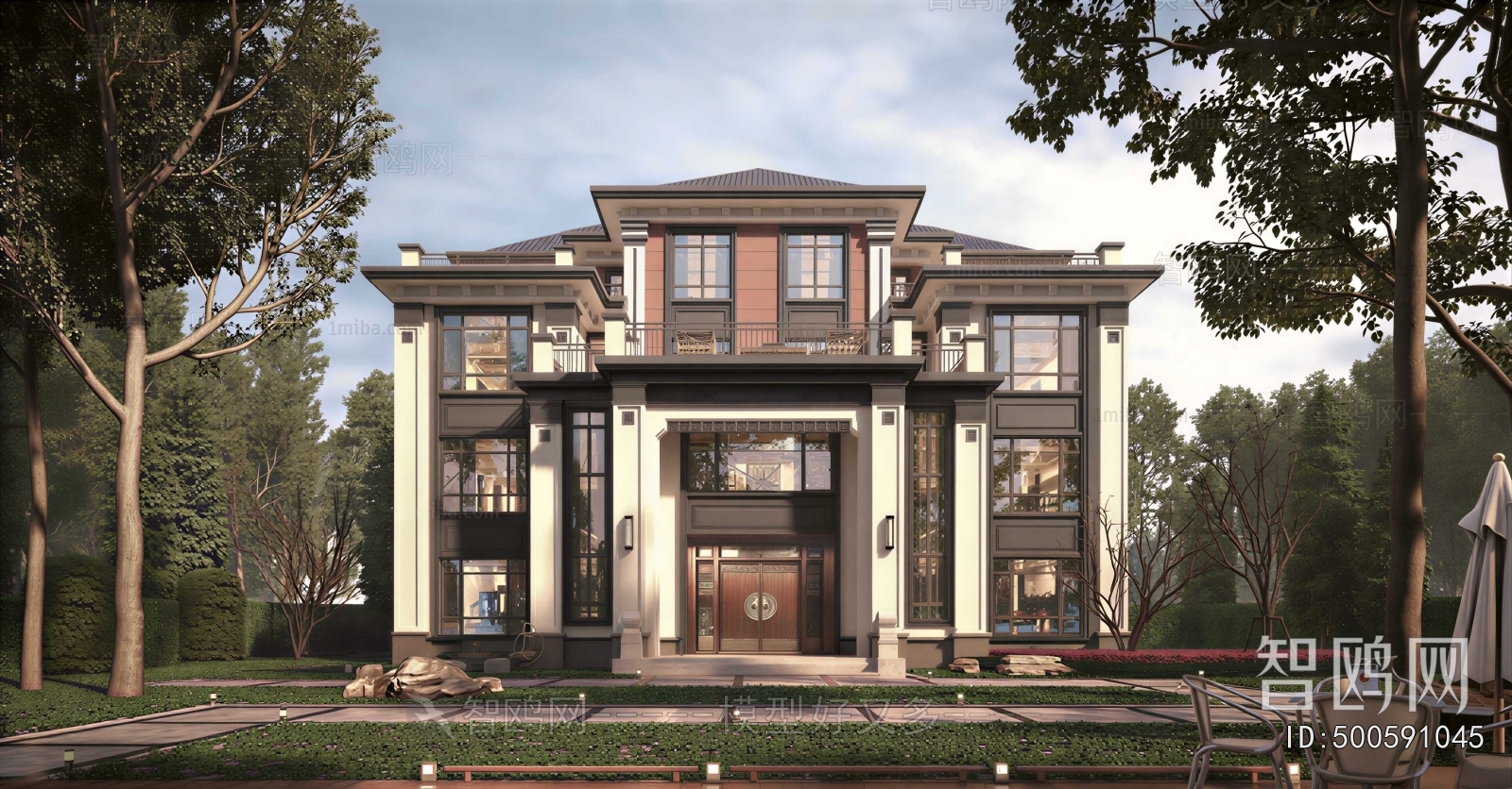 New Chinese Style Detached Villa