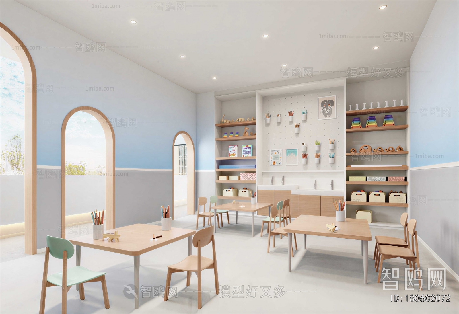 Modern Children's Playroom
