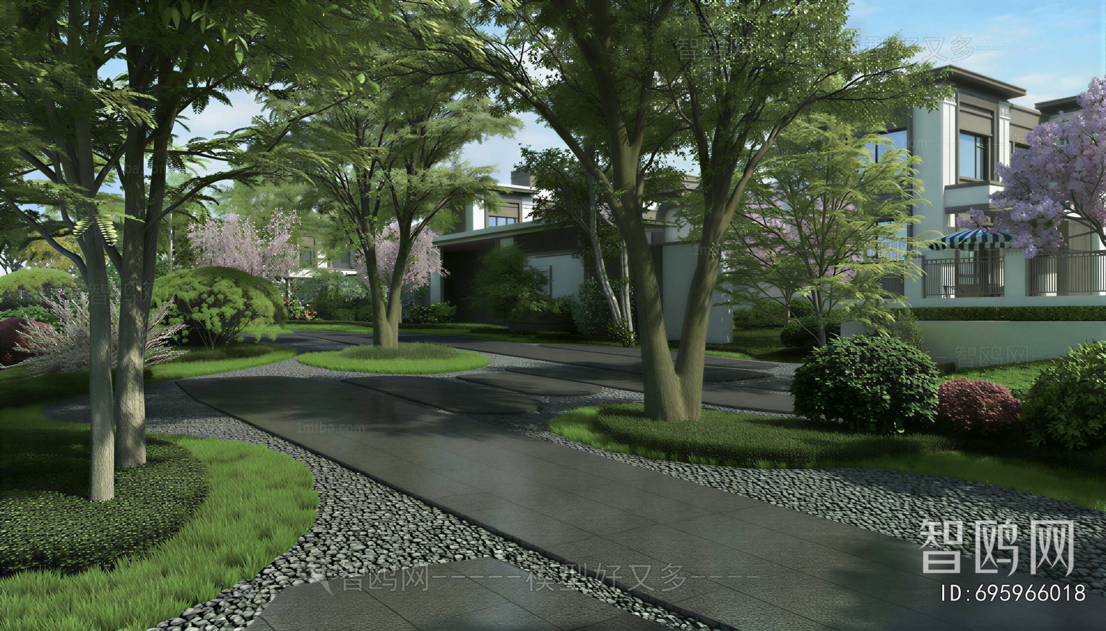 Modern Courtyard/landscape