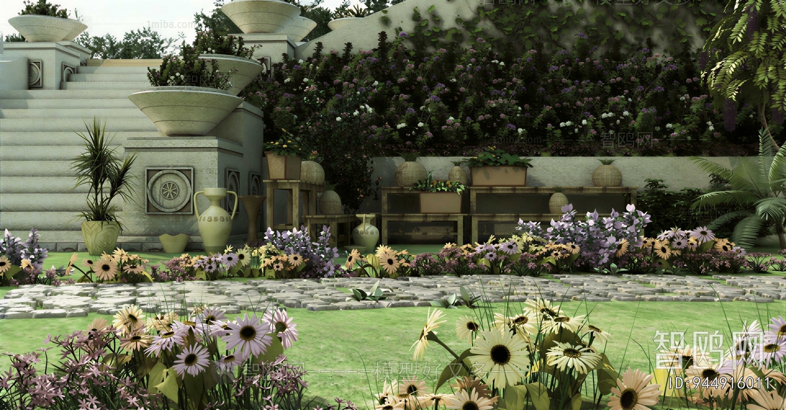 Modern Park Landscape