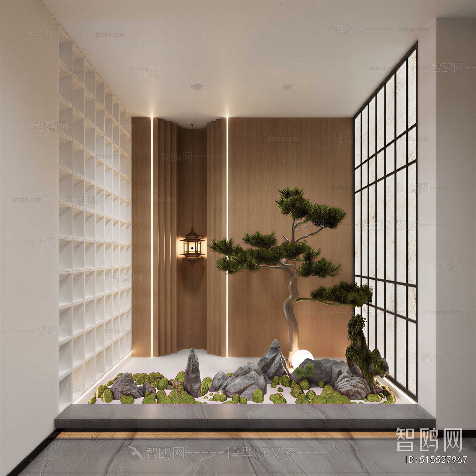 New Chinese Style Plant Landscaping
