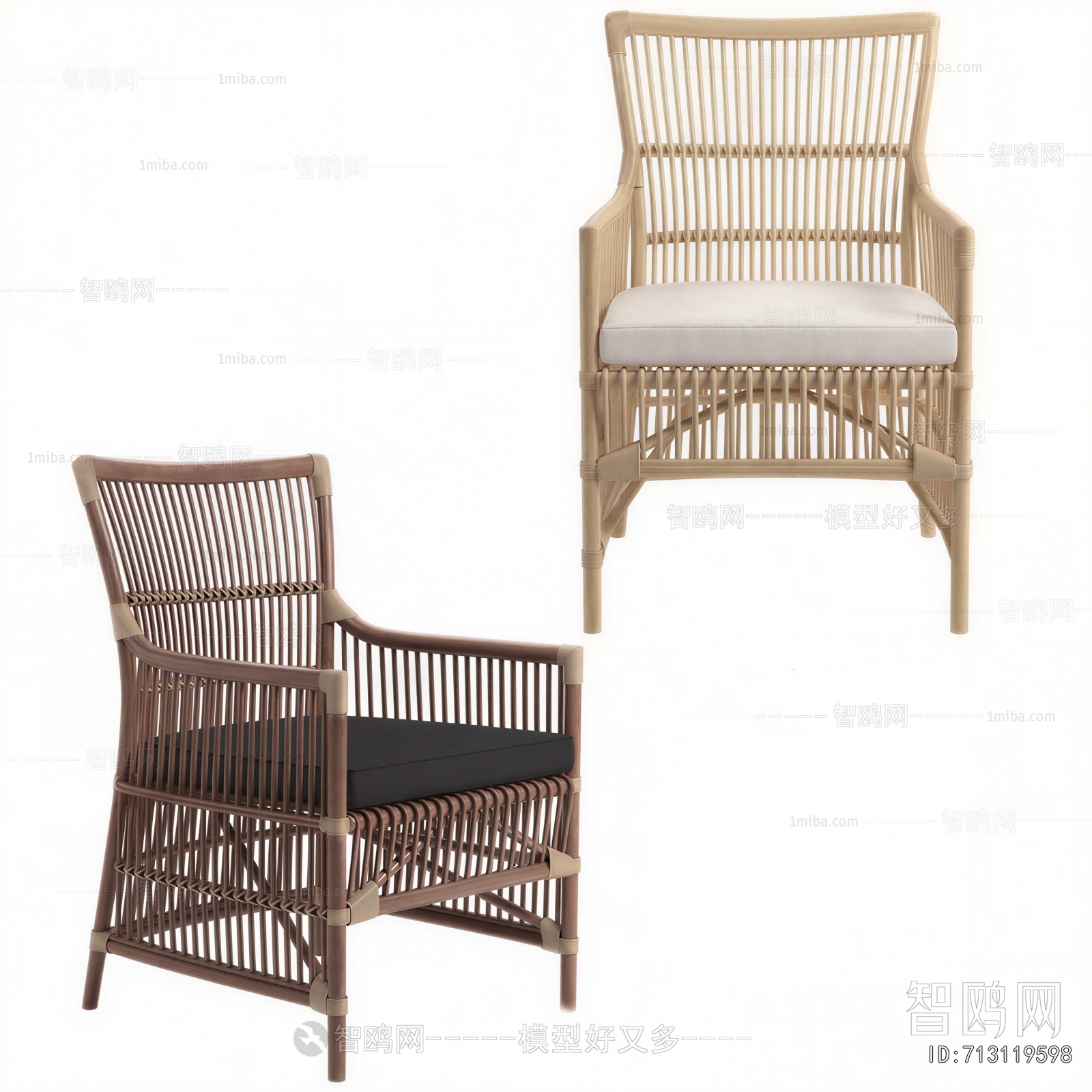 Wabi-sabi Style Lounge Chair
