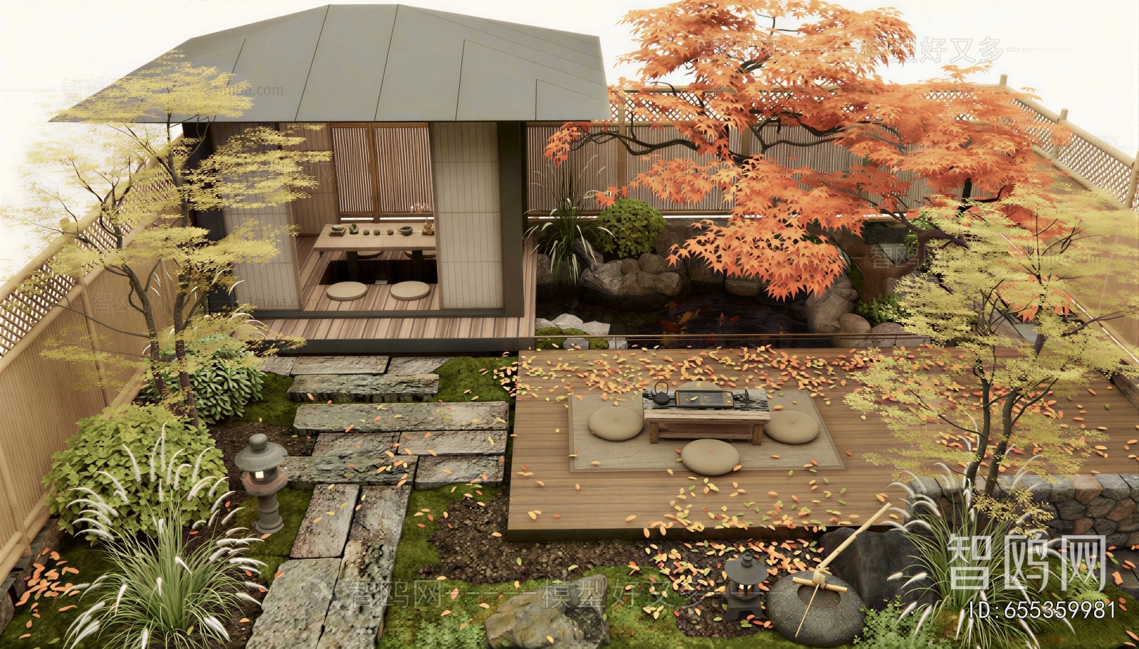New Chinese Style Courtyard/landscape