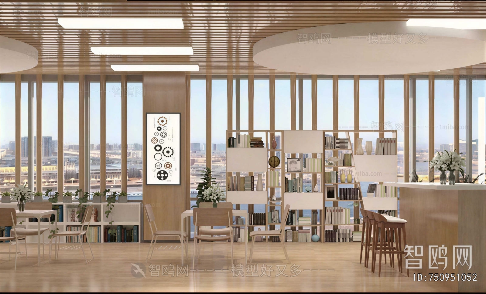 Modern Bookstore Book Bar