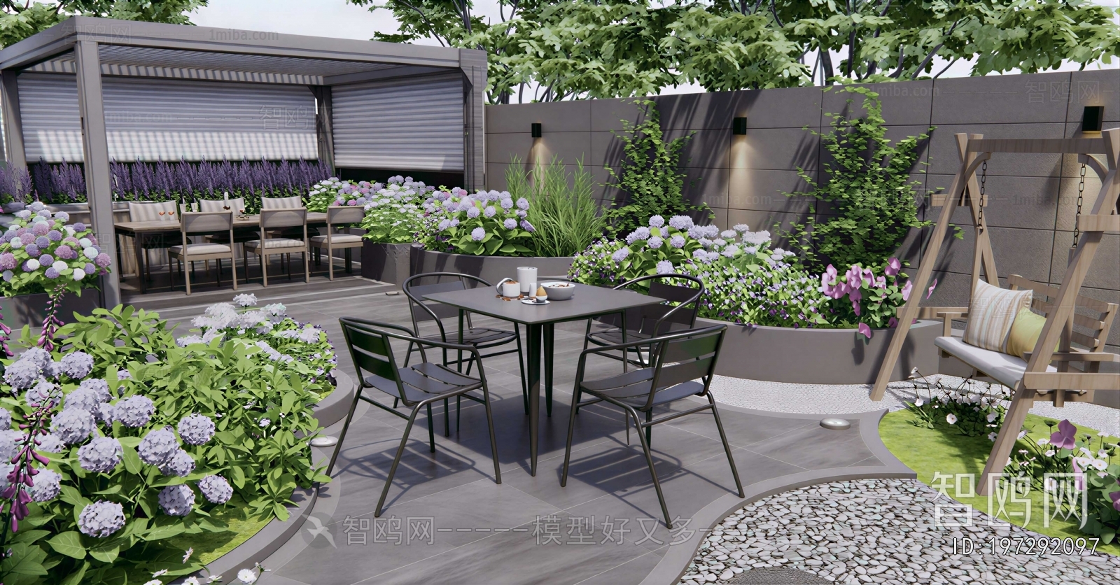 Modern Courtyard/landscape