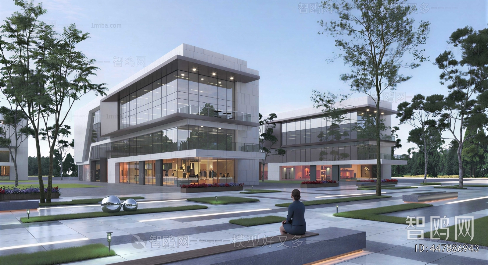 Modern Appearance Of Commercial Building