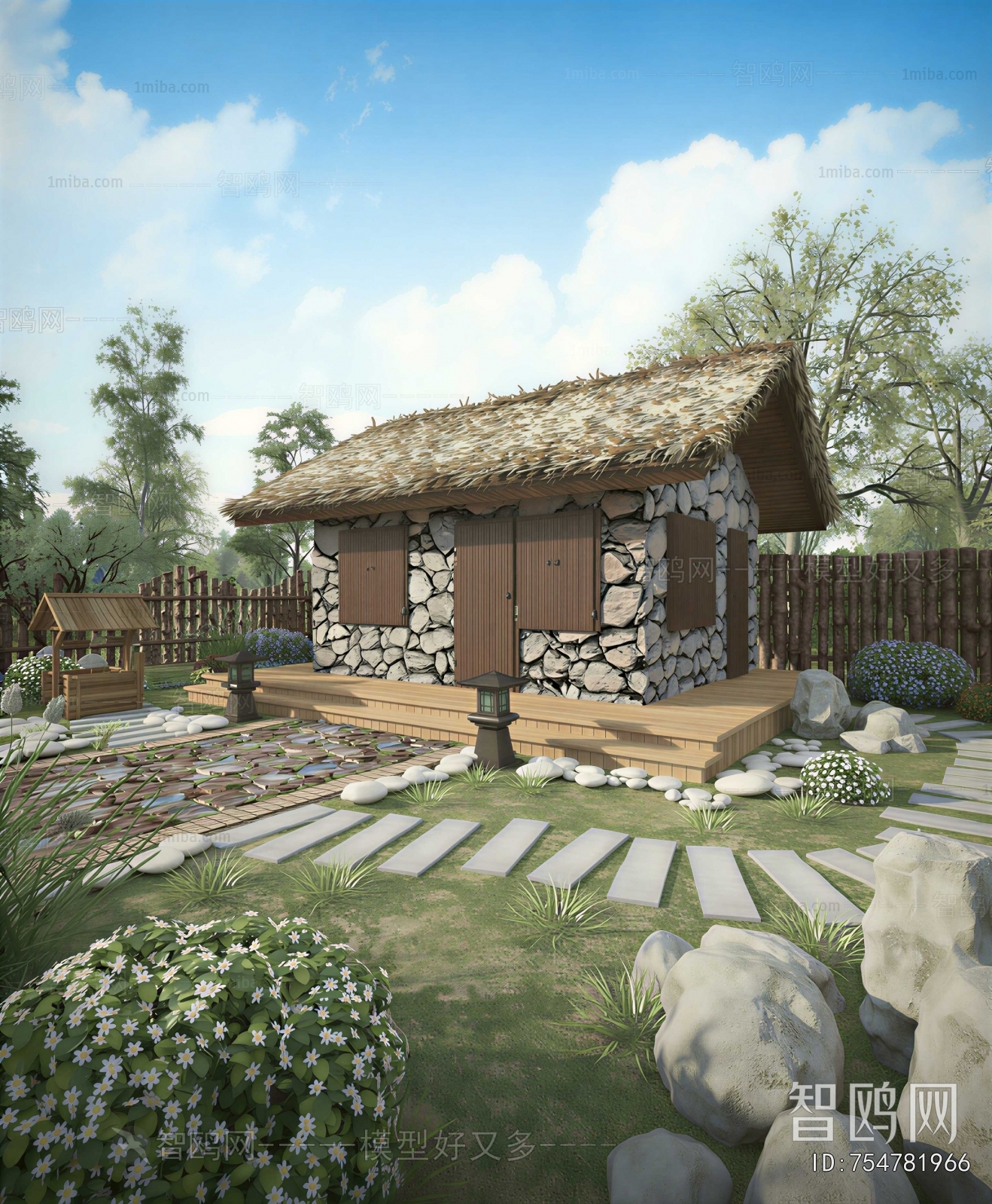New Chinese Style Courtyard/landscape