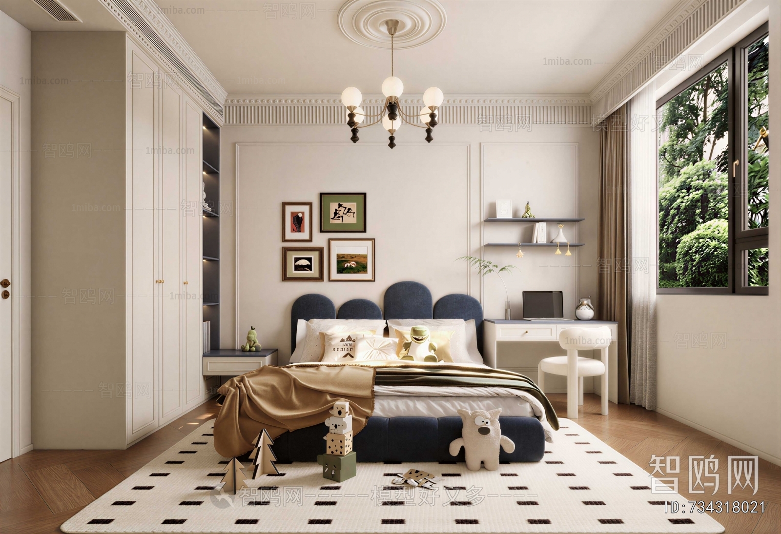 French Style Children's Room