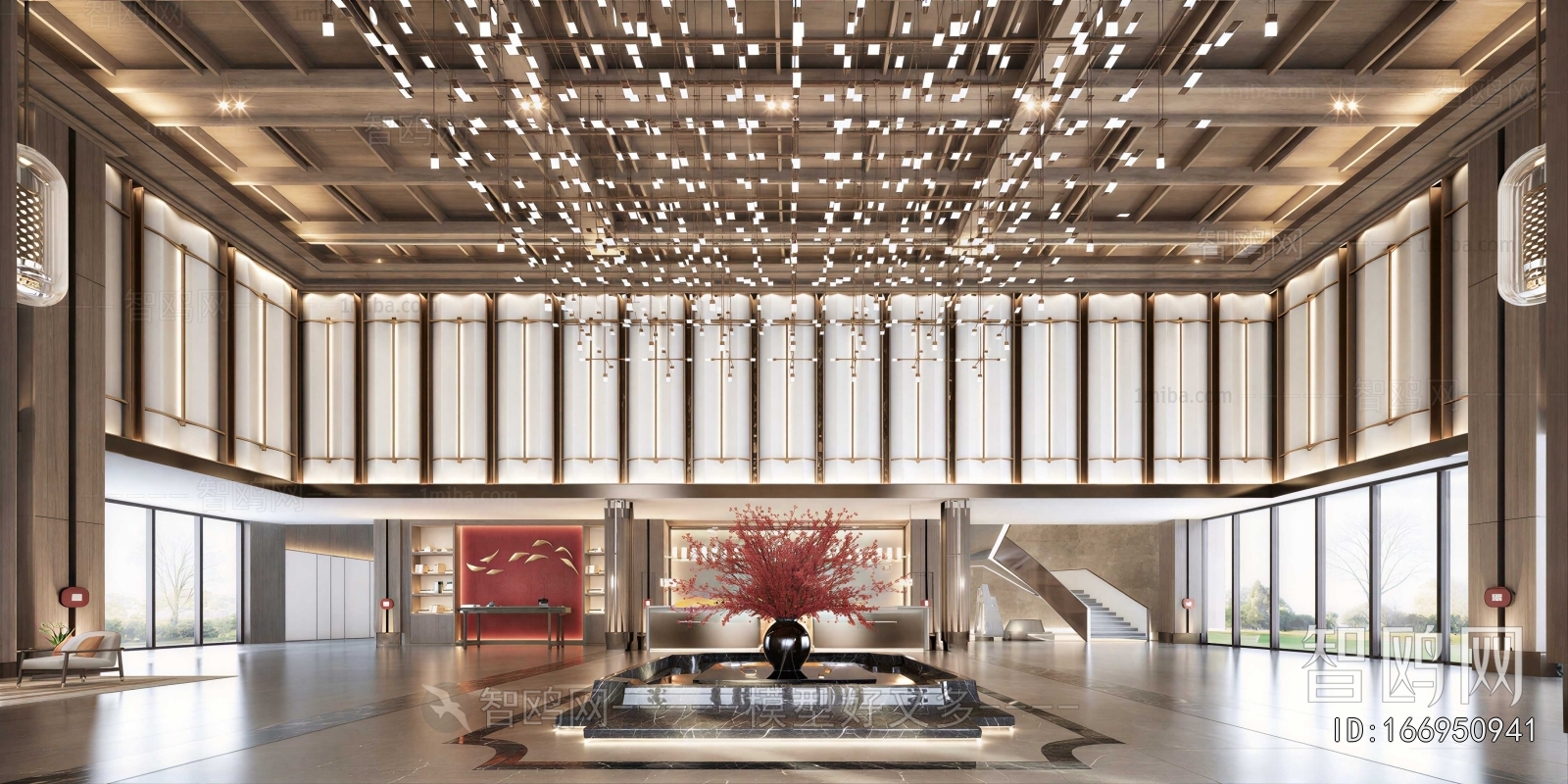 New Chinese Style Lobby Hall