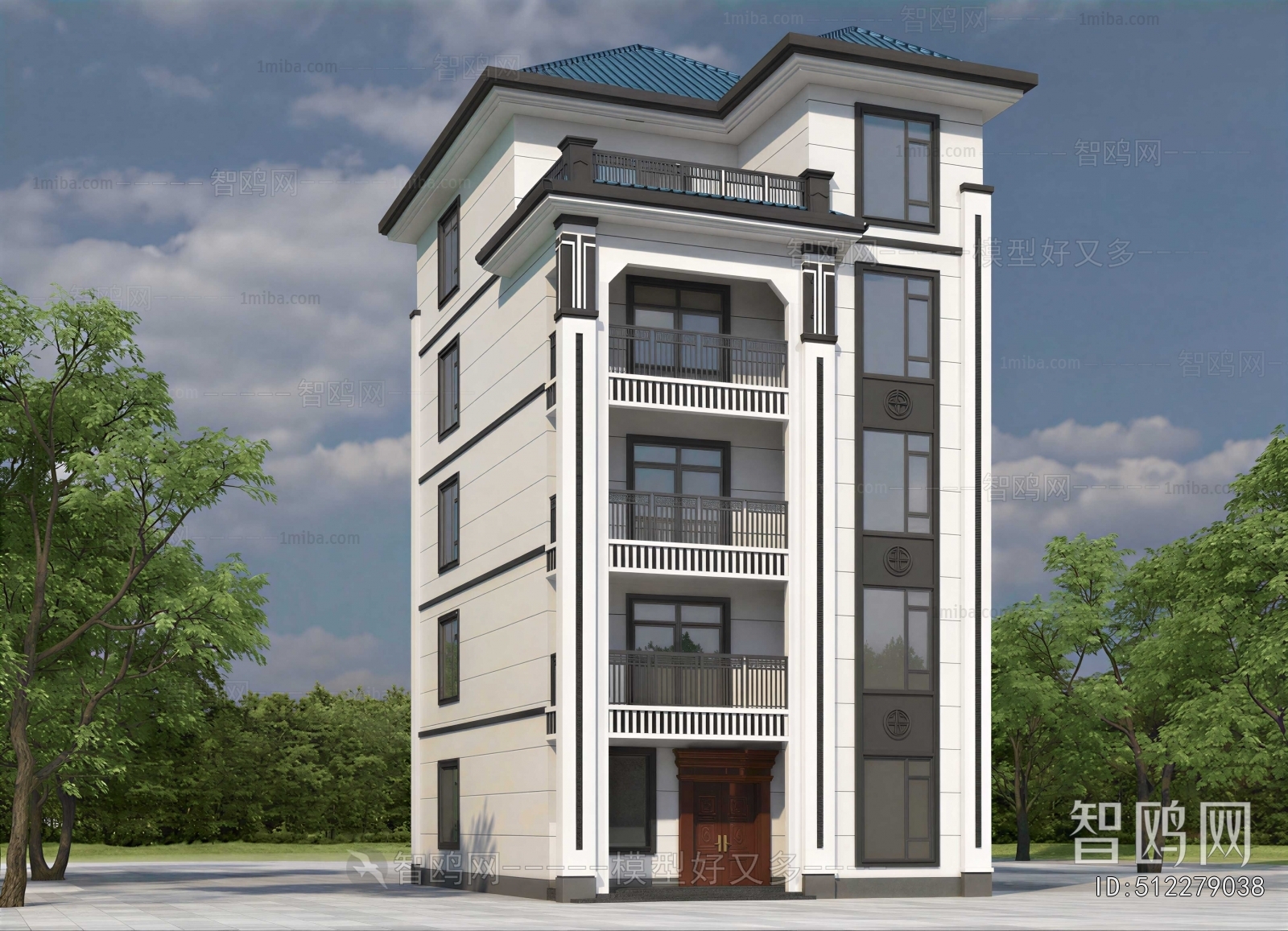 New Chinese Style Detached Villa