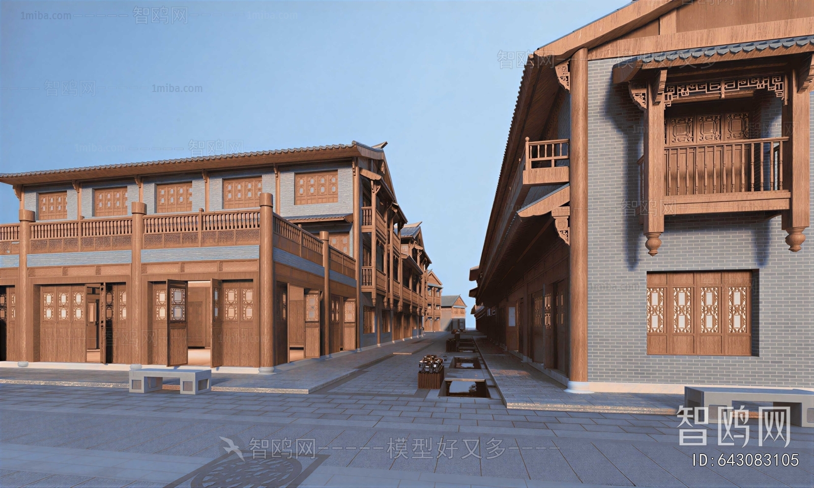 New Chinese Style Commercial Street