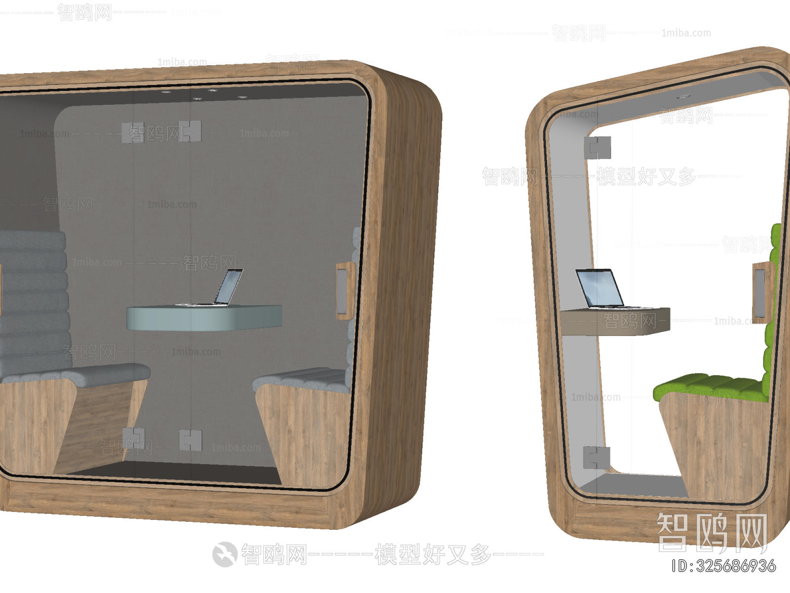 Modern Office Negotiation Area