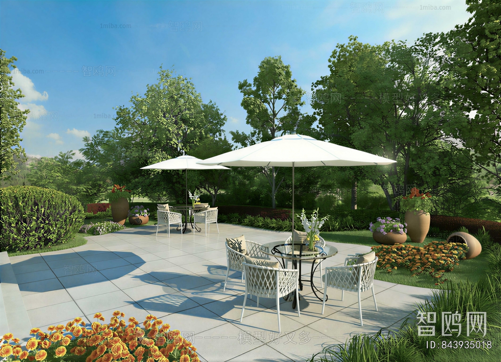 Modern Courtyard/landscape